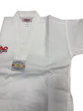 TKD WHITE STUDENT V-NECK UNIFORM