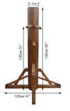 Wing Chun dummy - Tripod Wooden Dummy