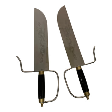 Double Butterfly Swords with Case
